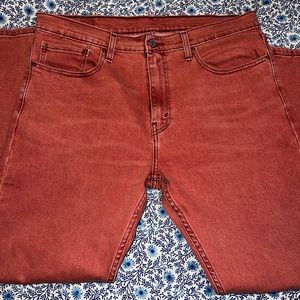 Levi’s 502 dusty rose jeans. 36x32